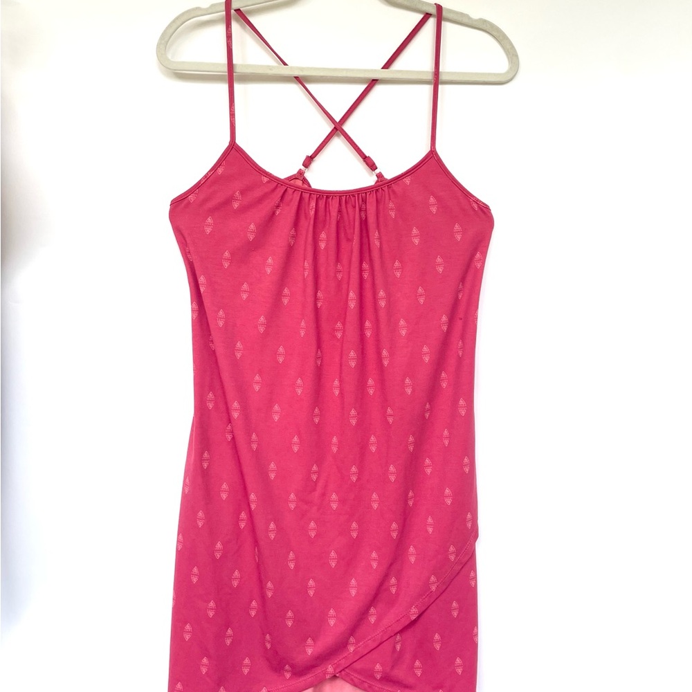 FIG Pink Mini Dress with Crisscross Back - Size L